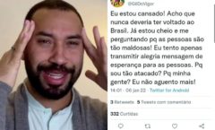 “Nunca deveria ter voltado ao Brasil”, desabafa Gil do Vigor