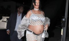 Rihanna sai para jantar com look de R$ 18,5 mil na reta final de sua gestação