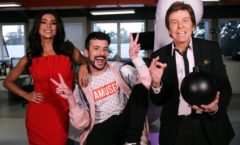 Fefito, Flavia Noronha e Nelson Rubens apresentam o novo TV Fama, mais interativo e repleto de novidades