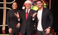 Silvia Abravanel e Gustavo Benedeti participam do especial de Natal do ‘Mega Senha Power’ neste sábado (23)