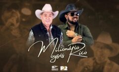 Milionário e Moysés Rico se reúnem em show histórico em Itapira com a 